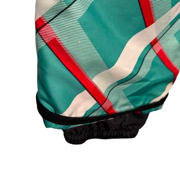 Orage | Green and Orange Plaid Ski Snowboard Pants Size Medium - Picture 5 of 16